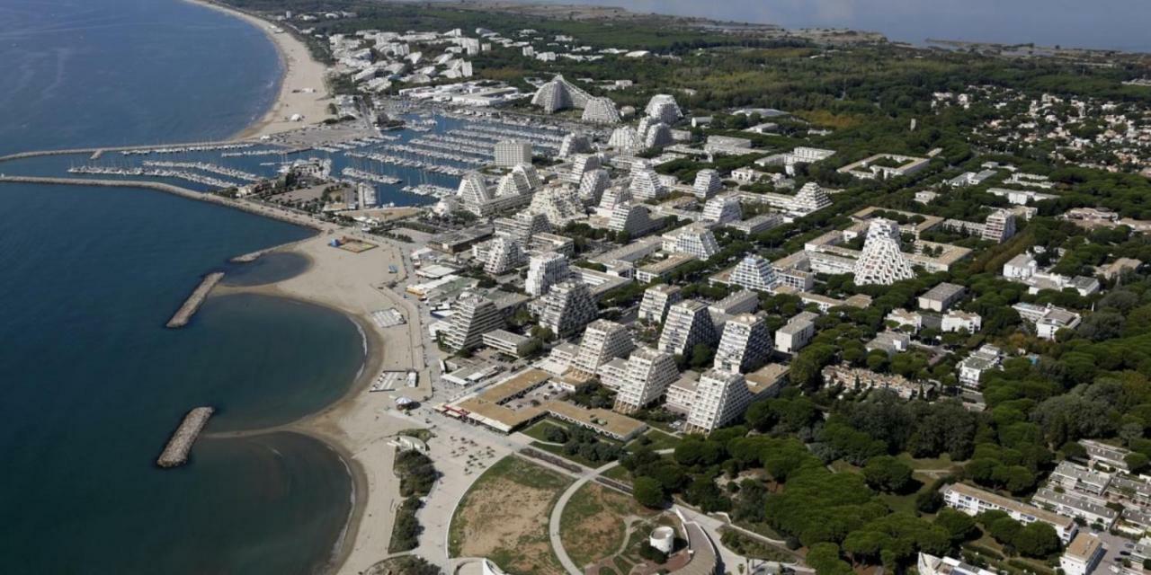 Studio Avec Piscine A 2 Pas De La Plage Ла-Гранд-Мот Экстерьер фото