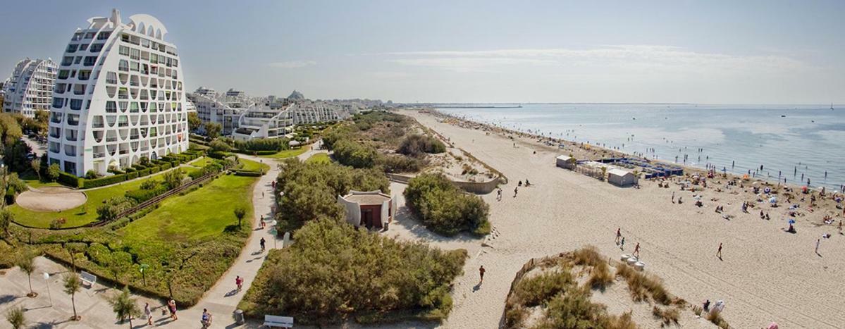 Studio Avec Piscine A 2 Pas De La Plage Ла-Гранд-Мот Экстерьер фото